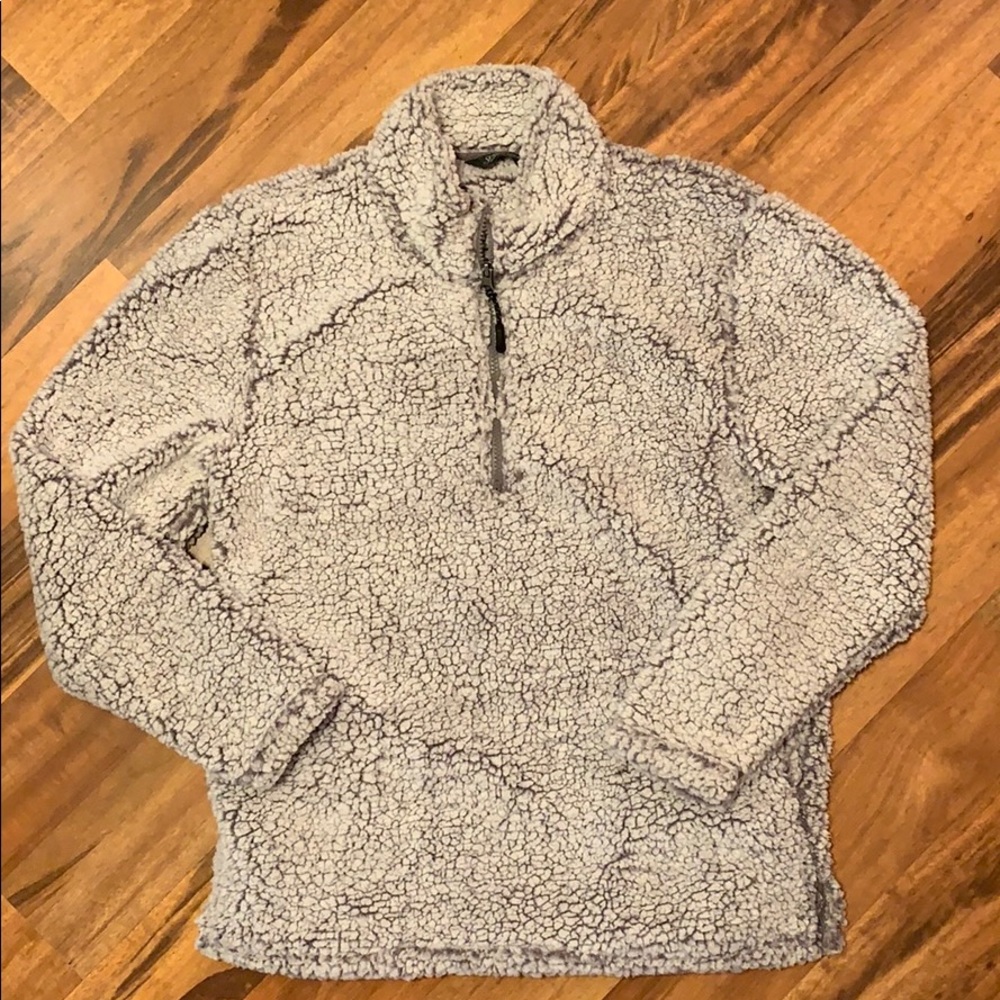 Sherpa 1/4 zip sweater